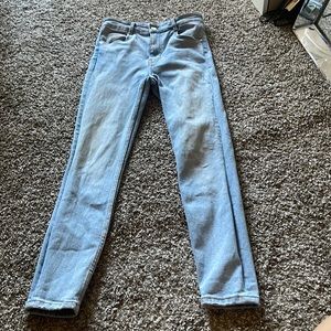 Zara Light Blue Ultra Skinny Jeans